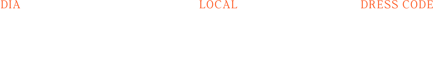 12 set 2026 · 17h · Oscar Restaurante · Dress Code Esporte Fino